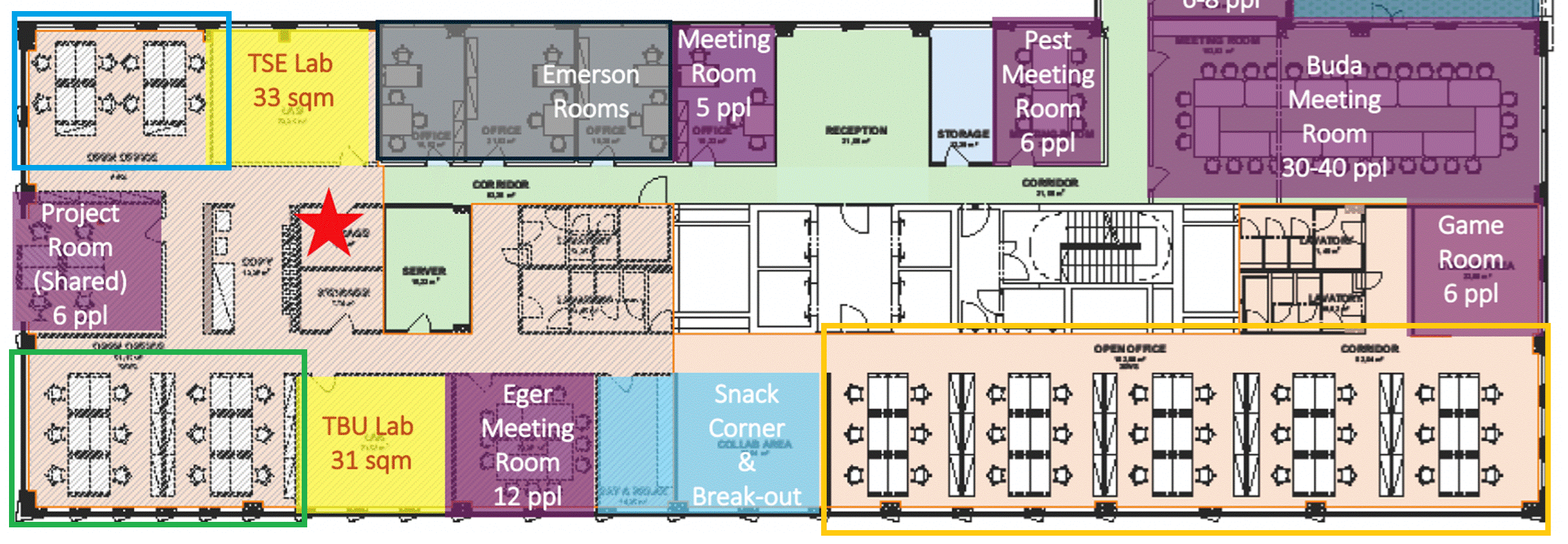 Office floor plan